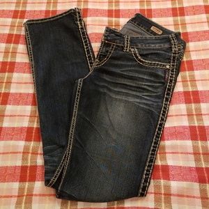 Women's Silver Makenzie Slim Bootcut jeans